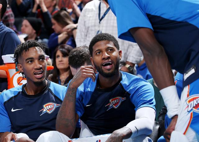  乔治关键抢断制胜 快船险胜雷霆  